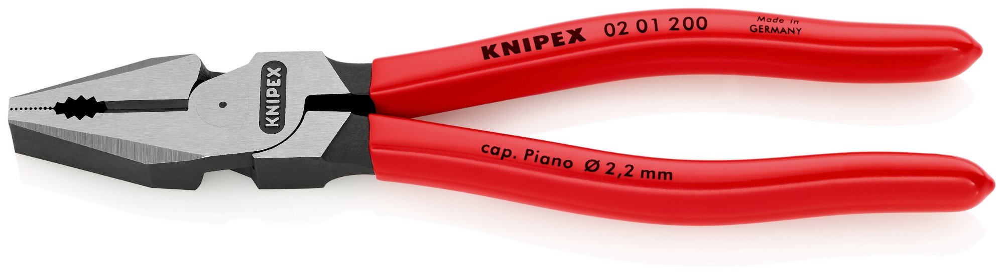 Knipex Alicate universal de fuerza con mangos recubiertos de plástico 200 mm