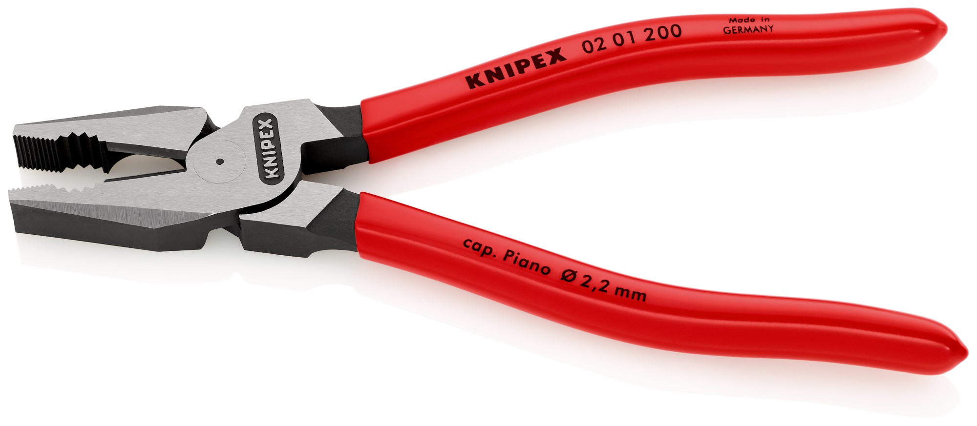 Knipex Alicate universal de fuerza con mangos recubiertos de plástico 200 mm