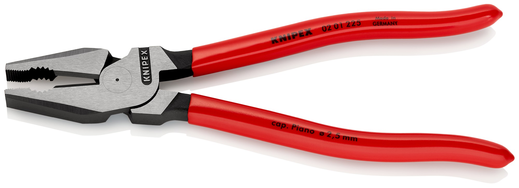 Knipex Alicate universal de fuerza con mangos recubiertos de plástico 225 mm