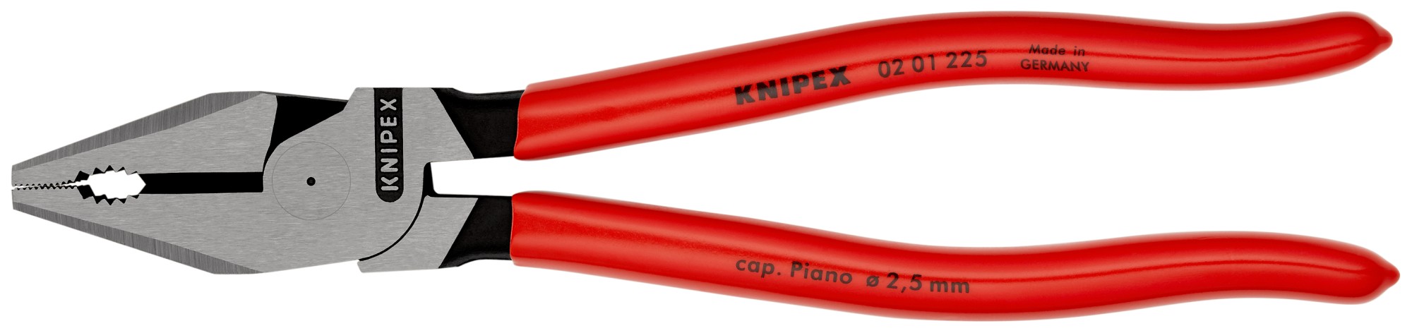 Knipex Alicate universal de fuerza con mangos recubiertos de plástico 225 mm