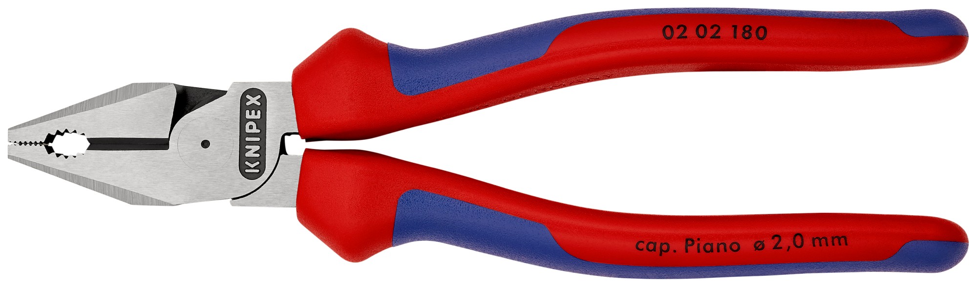 Knipex Alicate universal de fuerza con mangos bicomponentes 180 mm