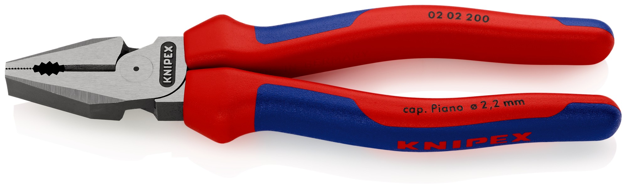 Knipex Alicate universal de fuerza con mangos bicomponentes 200 mm