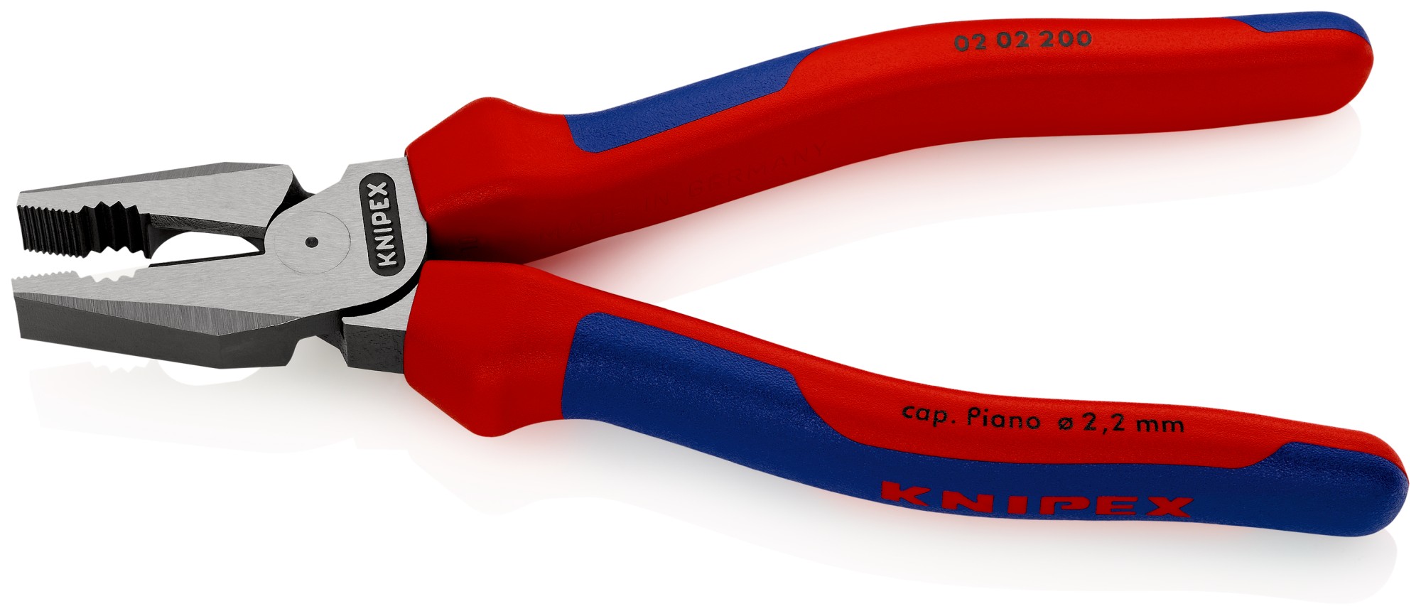 Knipex Alicate universal de fuerza con mangos bicomponentes 200 mm