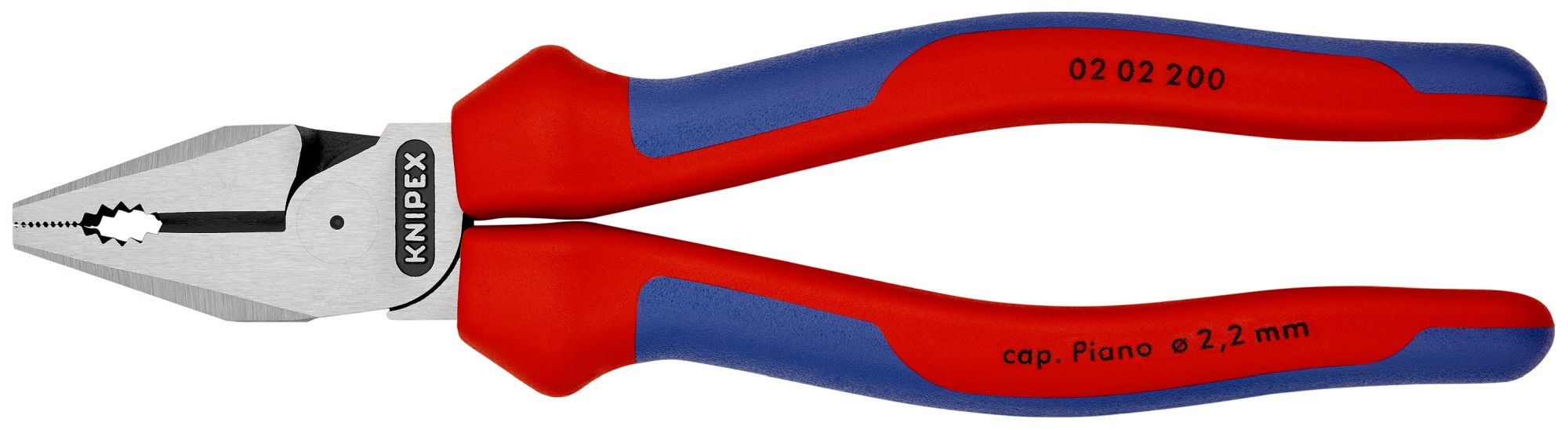 Knipex Alicate universal de fuerza con mangos bicomponentes 200 mm