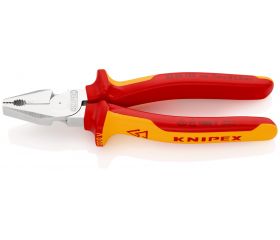 Knipex Alicate universal de fuerza con mangos bicomponentes aislados