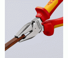 Knipex Alicate universal de fuerza con mangos bicomponentes aislados 180 mm