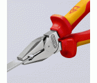 Knipex Alicate universal de fuerza con mangos bicomponentes aislados 180 mm