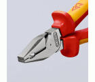 Knipex Alicate universal de fuerza con mangos bicomponentes aislados 180 mm