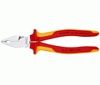 Knipex Alicate universal de fuerza con mangos bicomponentes aislados 200 mm