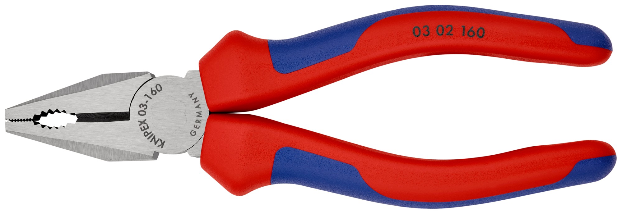 Knipex Alicate universal con mangos bicomponentes 160 mm