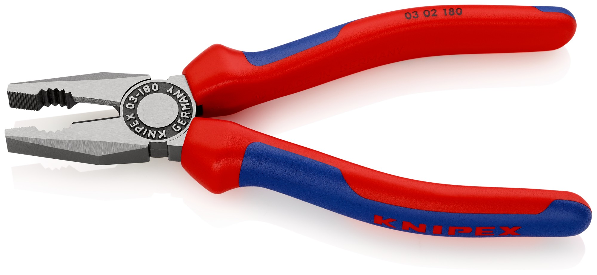Knipex Alicate universal con mangos bicomponentes 180 mm