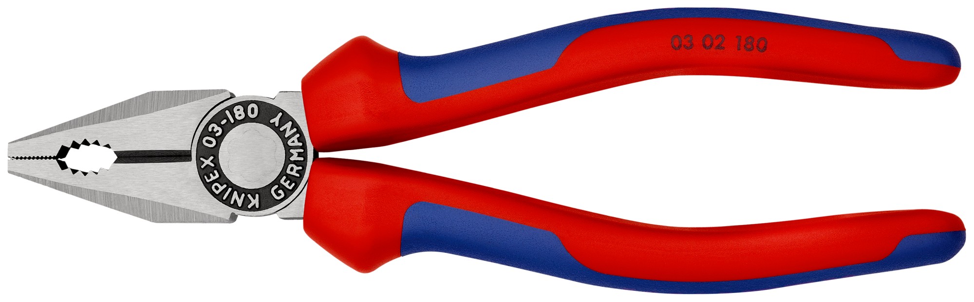 Knipex Alicate universal con mangos bicomponentes 180 mm