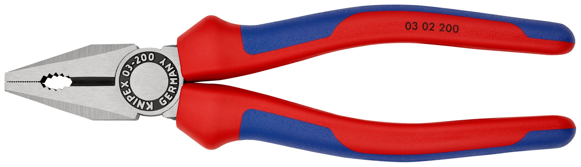 Knipex Alicate universal con mangos bicomponentes 200 mm