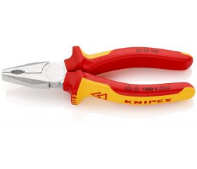 Knipex Alicate universal con mangos bicomponentes aislados