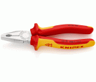 Knipex Alicate universal con mangos bicomponentes aislados 180 mm