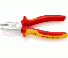 Knipex Alicate universal con mangos bicomponentes aislados 180 mm