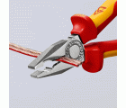 Knipex Alicate universal aislado anticaída 180 mm