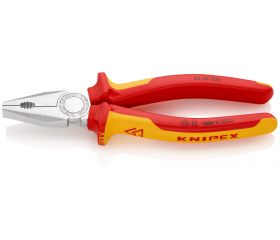 Knipex Alicate universal con mangos bicomponentes aislados 200 mm