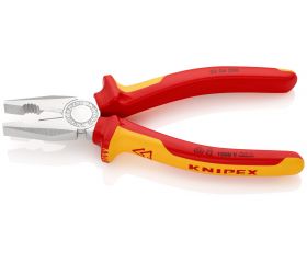 Knipex Alicate universal con mangos bicomponentes aislados 200 mm