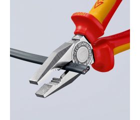 Knipex Alicate universal con mangos bicomponentes aislados 200 mm