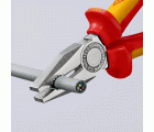 Knipex Alicate universal con mangos bicomponentes aislados 200 mm