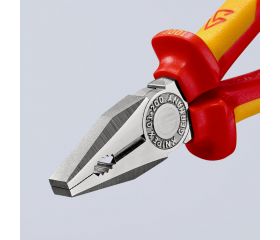 Knipex Alicate universal con mangos bicomponentes aislados 200 mm