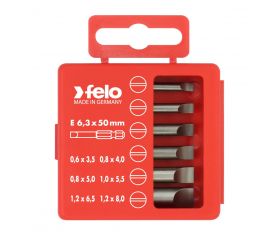 Felo Juego de puntas PROFI E6,3X50mm.
