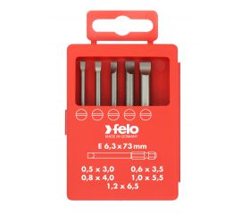 Felo Juego de puntas PROFI E6,3X73mm.