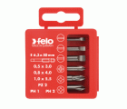 Felo Juego de puntas PROFI E6,3X50mm. 6-pcs. SL/PZ/PH