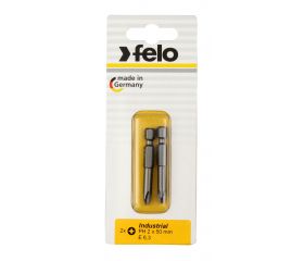Felo Blister 1 punta atornillador Phillips (PH) Industry E6,3x50mm.