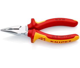 Knipex Alicate universal compactos en punta con mangos bicomponentes aislados