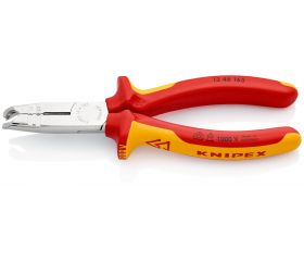 Knipex Alicate pelacables multifunción con mangos bicomponentes aislados 165 mm