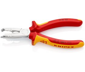 Knipex Alicate pelacables multifunción con mangos bicomponentes aislados 165 mm