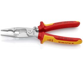 Knipex Alicate multifunción para instaladores con mangos bicomponentes aislados 200 mm