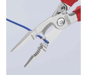 Knipex Alicate multifunción para instaladores con mangos bicomponentes aislados 200 mm