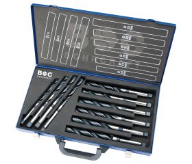 Bohrcraft Juego brocas mango cónico HSS DIN 345 tipo N MK 10-2