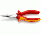 Knipex Alicate de montaje boca cigüeña (boca recta) con mangos bicomponentes aislados