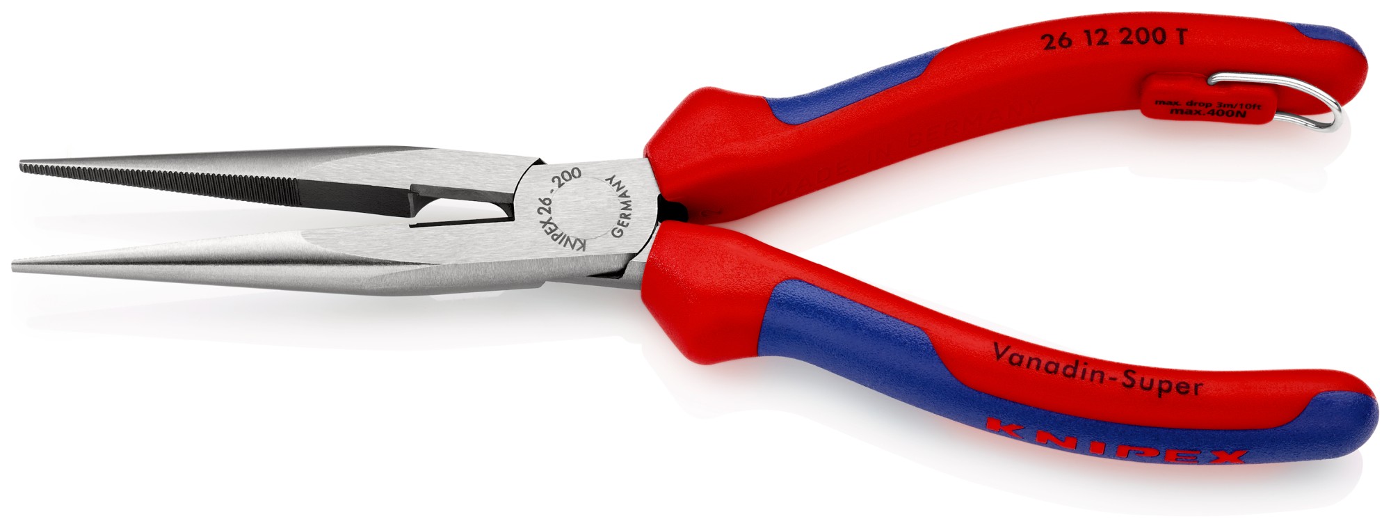 Knipex Alicate de montaje boca cigüeña anticaída 200 mm