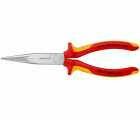 Knipex Alicate de montaje boca cigüeña (boca recta) con mangos bicomponentes aislados 200 mm