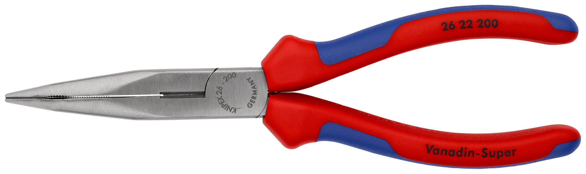 Knipex Alicate de montaje boca cigüeña (boca en ángulo 40º) 200 mm