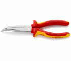 Knipex Alicate de montaje boca cigüeña (boca en ángulo 40º) con mangos bicomponentes aislados