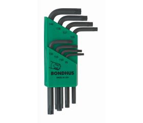 Bondhus Juego de llaves en L Torx cortas 