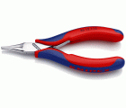 Knipex Alicate de montaje para electrónica, bocas planas