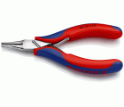 Knipex Alicate de montaje para electrónica, bocas planas 115 mm