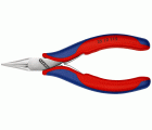 Knipex Alicate de montaje para electrónica, bocas planas 115 mm