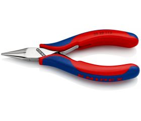 Knipex Alicate de montaje para electrónica, bocas semiredondas 115 mm