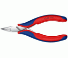 Knipex Alicate de montaje para electrónica, bocas 45º semiredondas 115 mm