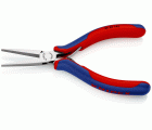 Knipex Alicate de montaje para electrónica, bocas planas 145 mm