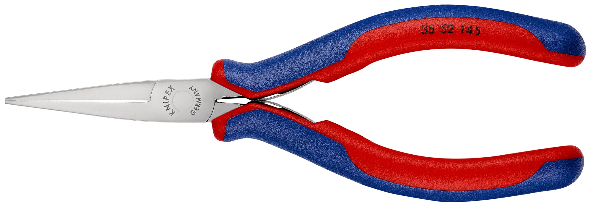 Knipex Alicate de montaje para electrónica, bocas planas 145 mm