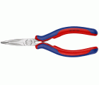 Knipex Alicate de montaje para electrónica, bocas 45º semiredondas 145 mm